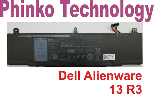 NEW Original Battery for Dell Alienware 13 R3 TDW5P ALW13C-D1738 ALW13C-D2718