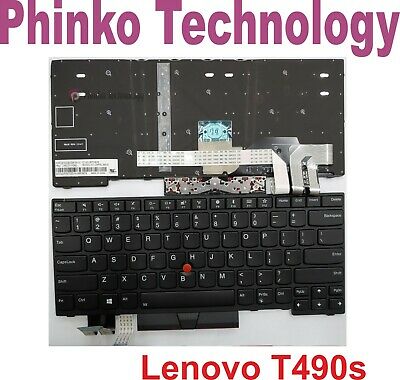 Keyboard for for Lenovo ThinkPad T490S T495S T495 E490S R490 L390 w/ Backlight