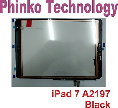 Digitizer Glass Touch Screen for Apple iPad 10.2" 2019 A2197 A2198 7th Gen BLACK