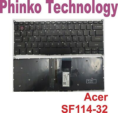 Brand New Laptop Keyboard for Acer Swift SF114-32 N17W6 Backlit