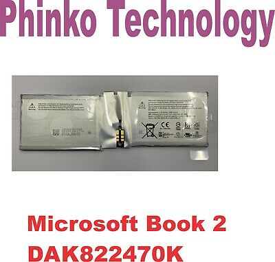 Replacement Battery G3HTA020H  For Microsoft Surface Book 1703 2387mAh