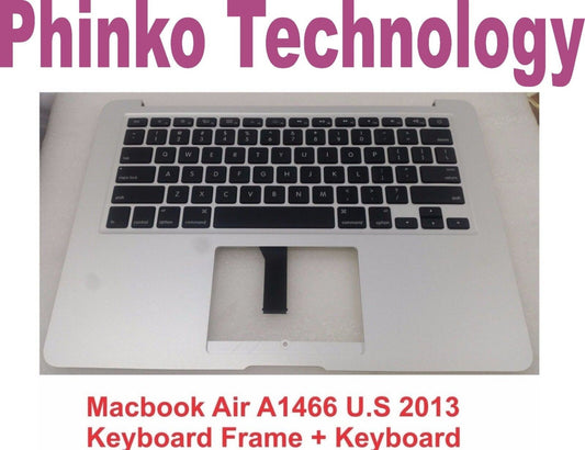 13.3" PALMREST For Macbook air A1466 Top case keyboard A1466 2013 2014 2015 year