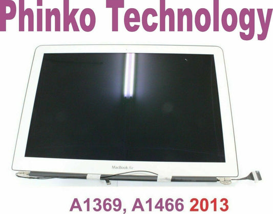 Top Assembly for Apple 13" Mac Book Air A1466 LED Display Screen MD760, 761 2013 2014 2015 2016 2017