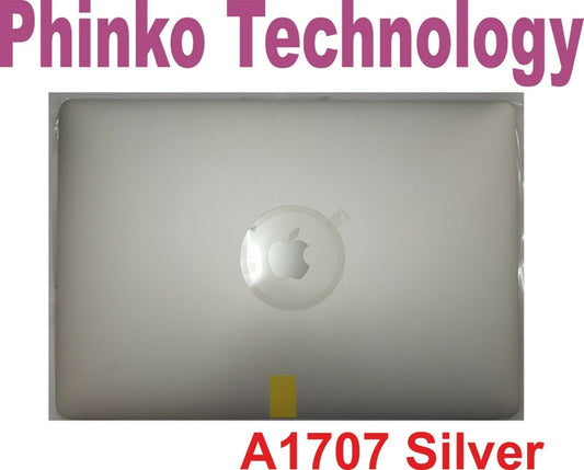 Apple Macbook Pro 15" Retina A1707 2016 2017 Complete LCD Screen Assembly Silver