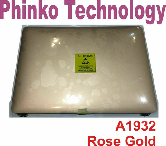 Apple Macbook Air Retina A1932 2018 - A2179 2020 LCD Screen Assembly Rose Gold
