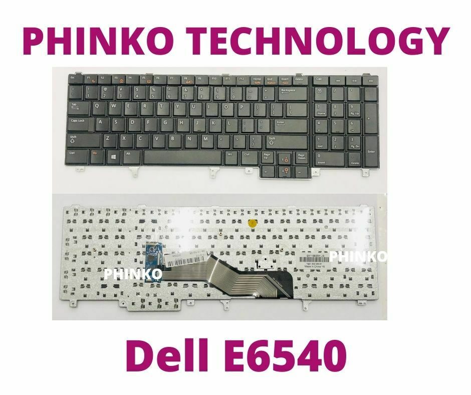 Keyboard For Dell Latitude E5520 E6520 E6530 E5530 E6540