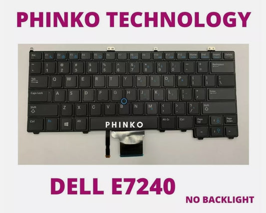 NEW Keyboard For Dell Latitude E7440 E7420 E7240 NO Backlit