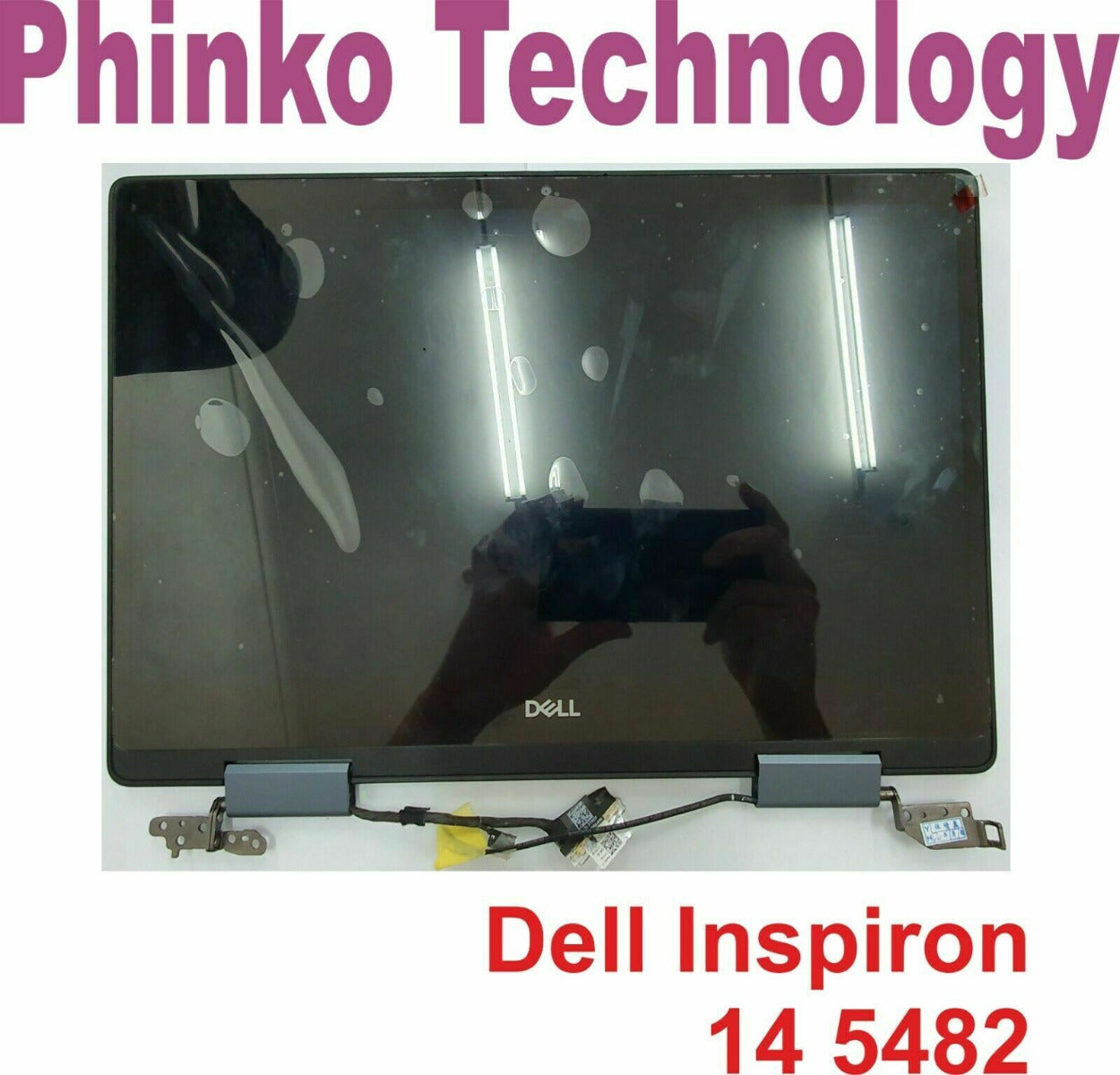 Screen Touch Glass Complete Assembly for Dell Inspiron 14 5491 P93G FHD GREY