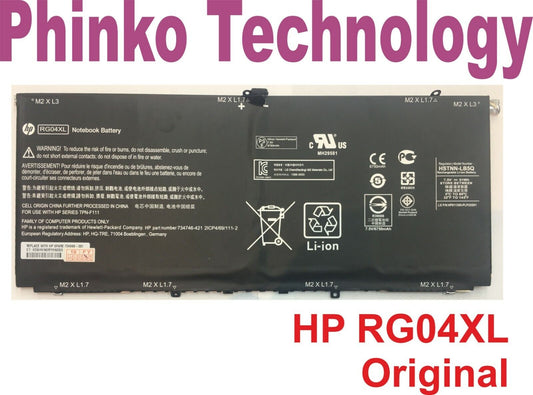 NEW Genuine Original Battery for HP Spectre 13-3000 RG04XL HSTNN-LB5Q