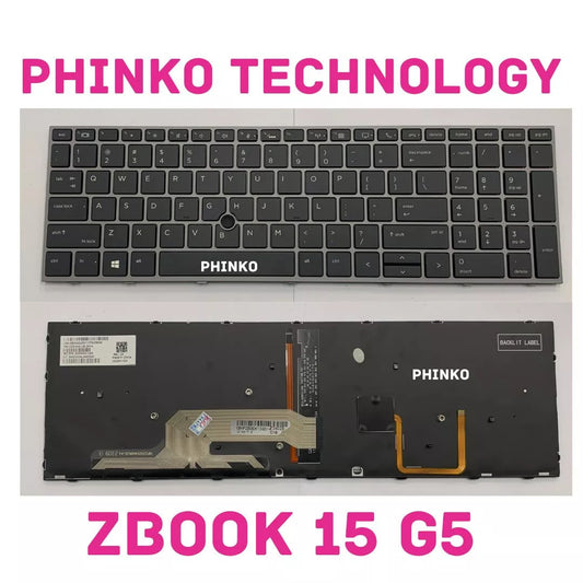 NEW Keyboard For HP ZBOOK 15 G5 G6 17 G Backlit