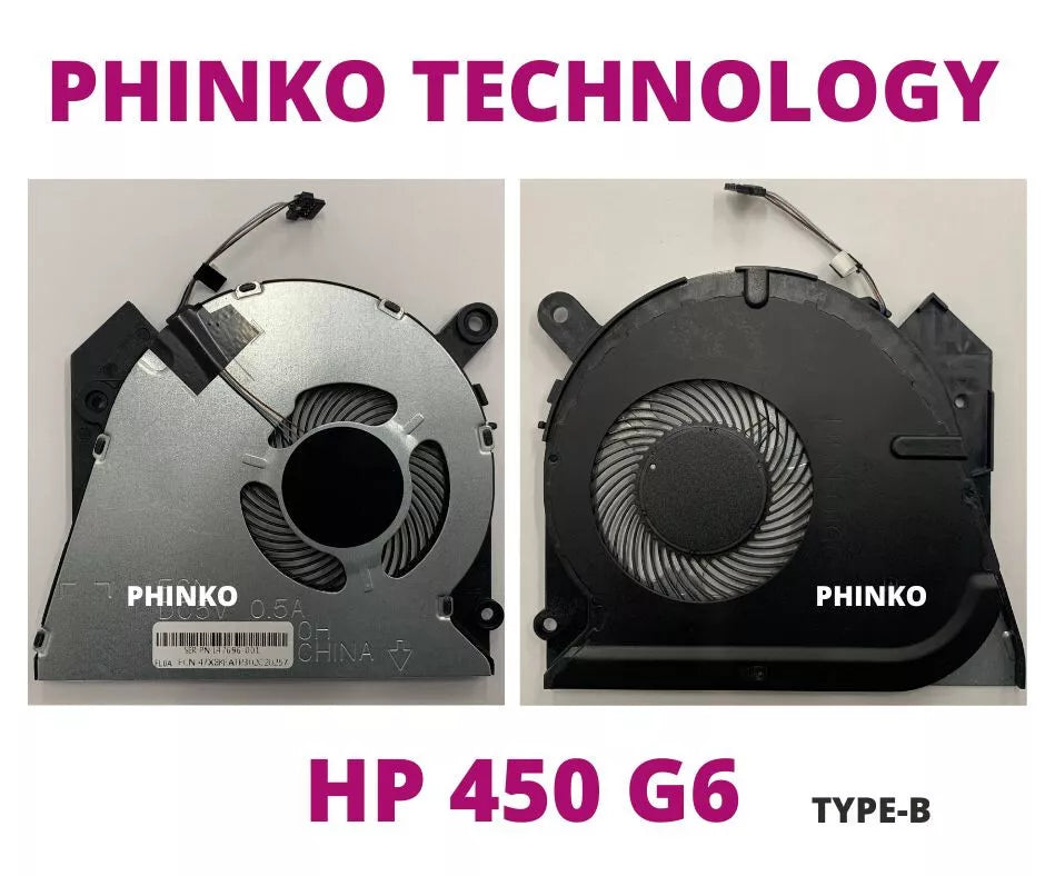 CPU Cooling Fan For HP ProBook 450 G6 G7 455 G6 G7 TYPE B
