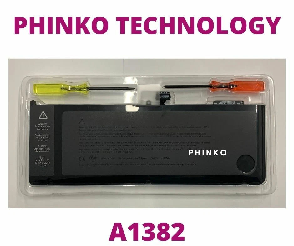 Battery A1382 for APPLE MacBook Unibody 15" A1286,2011