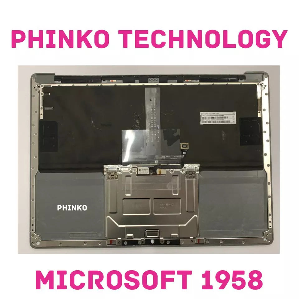 1958 Microsoft Surface Laptop Palmrest Keyboard Touchpad