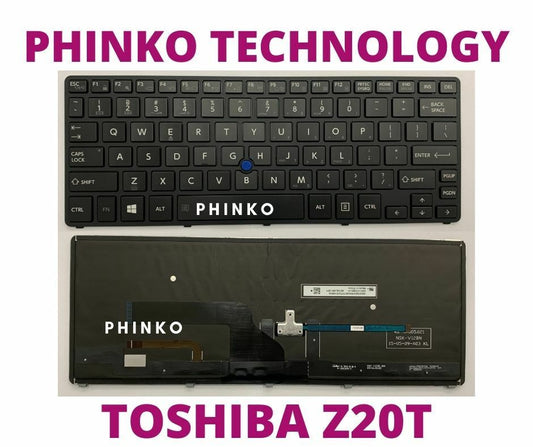 Toshiba Portege keyboard Z20T-B Z20T-B2110 Z20T-B2112 Z20T-B2111 US Backlit